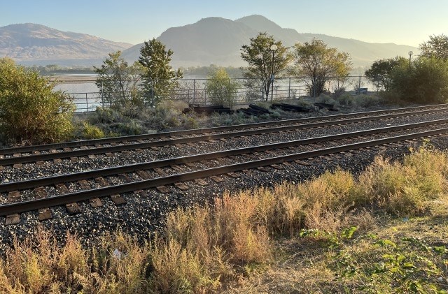 A man in his 30s was killed by a passing train 150 metres from a crossing near downtown Kamloops, Sunday, Oct. 2, 2022.