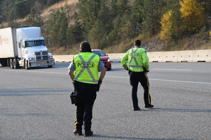 RCMP pulled over 127 vehicles for not slowing down and moving over for a 
