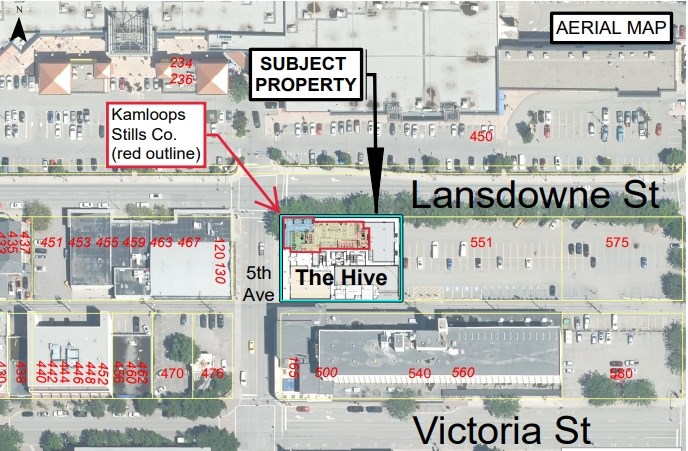 The proposed location for Kamloops Stills Co. in downtown Kamloops