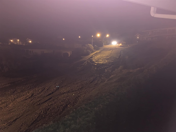 Repairs occurring after washout in Coldstream