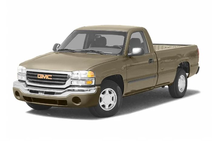 A stock image of a 2005 GMC Sierra.