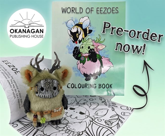 The World of Eezoes colouring book by Kelowna