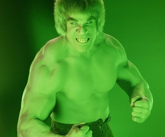 Incredible Hulk actor and bodybuilder Lou Ferrigno.