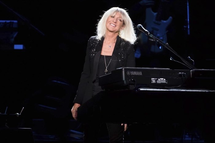 FILE - Christine McVie from the band Fleetwood Mac performs at Madison Square Garden in New York on Oct. 6, 2014.