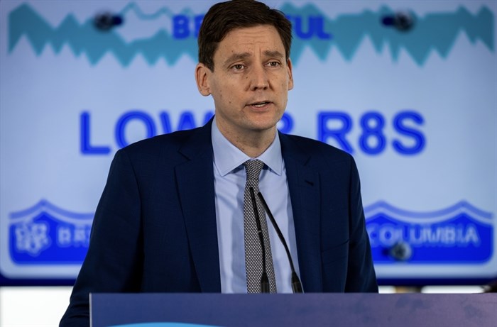 Premier David Eby says the provincial auto insurer is applying for a two-year rate freeze on basic auto insurance to help alleviate some of the high cost-of-living pressures on British Columbians.