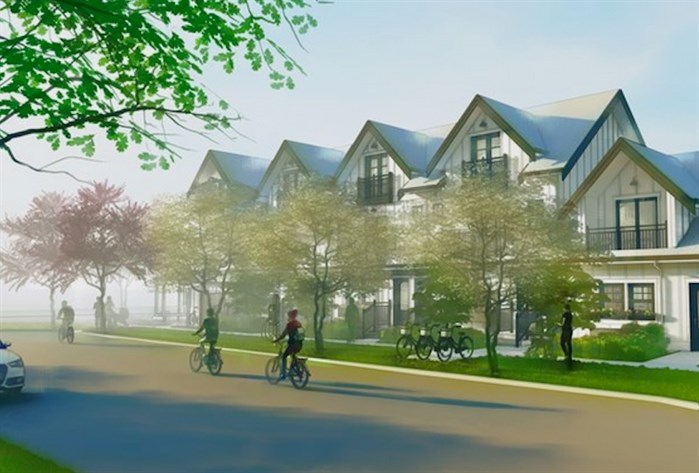 This proposed nine-unit home with no parking spots can save buyers $50,000 to $100,000.