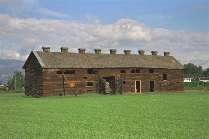 The McEachern Tobacco Barn was one of a number of barns built to dry tobacco in Kelowna.