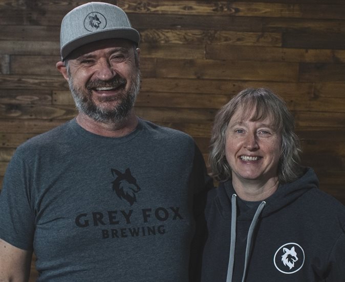Chris (left) and Suzanne Neufeld opened The Grey Fox in Kelowna in December 2022.