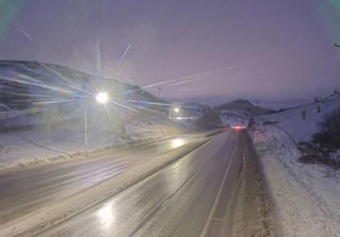 The Kalamalka Lookout near Vernon at 7 a.m.