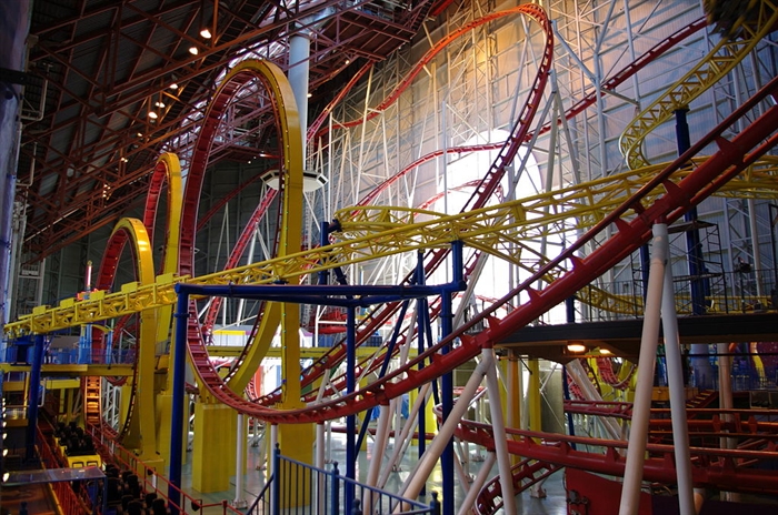 Nearly 40 year old roller coaster in West Edmonton Mall to be