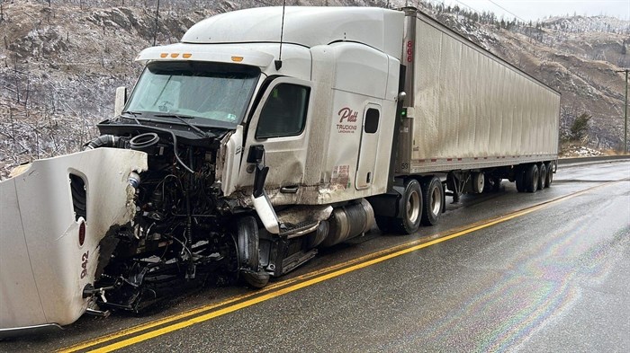 One person is dead and another has been rushed to hospital following a collision on Highway 5 north of Kamloops. According to a B.C. Highway Patrol media release, the crash involved two commercial vehicles and a pickup and took place near Louis Creek, about 60 kilometres north of Kamloops.
