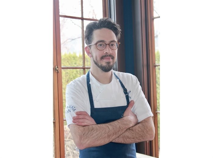 The Naramata Inn has a new chef. Jacob Deacon-Evans will be taking over from founding chef Ned Bell.