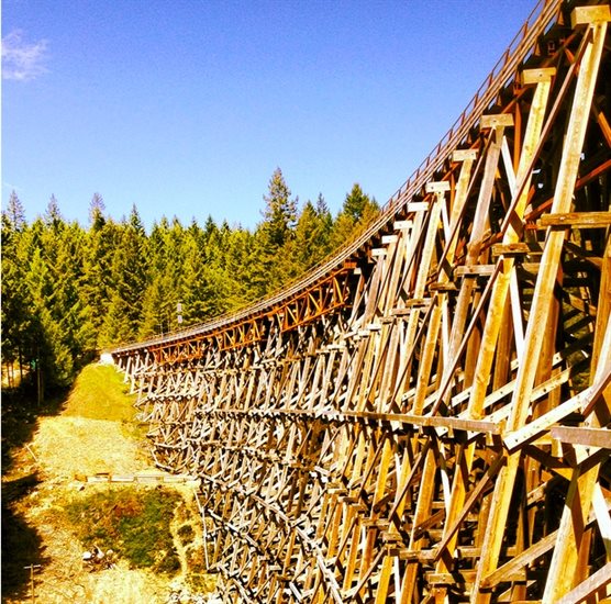 This is the Kinsol Trestle on Vancouver Island.