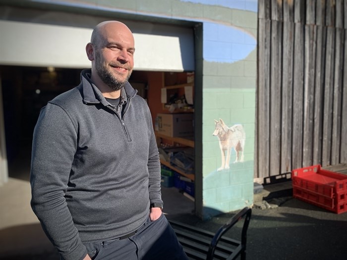 Rob Pain, manager of Tru Value Foods in Quathiaski Cove, says there are some cost savings as well as social and health benefits to diverting edible but unsellable food to the community.