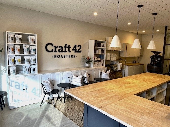 Craft 42 Roasters opened in Kelowna in January.