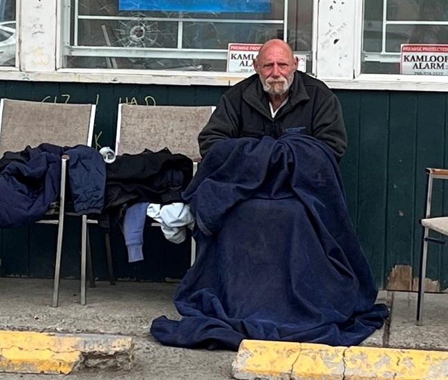 Darryl Chadukiewich is a homeless senior in Kamloops. 