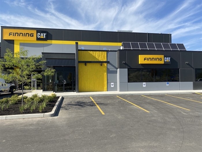 Finning's new plant in the Kelowna Airport Industrial Park.