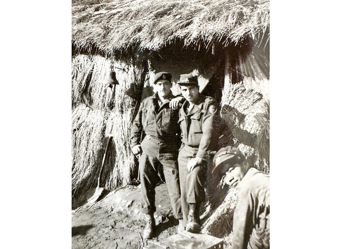 Ernie Seronik (left) of Penticton with another member of the 2nd Princess Patricia's Canadian Light Infantry in Korea.