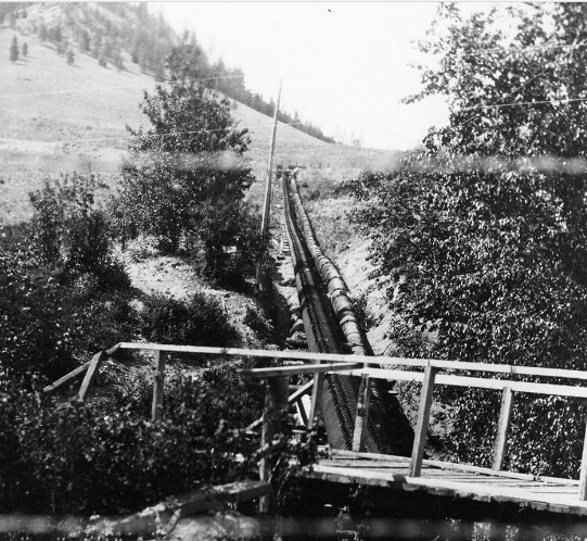 This is the siphon near Lavington in 1908.