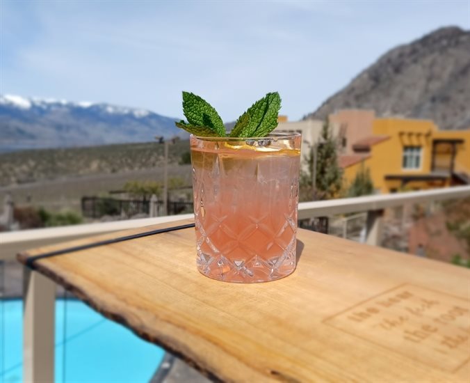 Cocktail at Spirit Ridge Resort