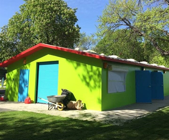 The new washrooms at Riverside Park are opening on the May long weekend. 