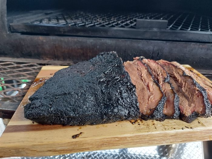 Smoked brisket by Flying Pig Barbeque in Penticton. 