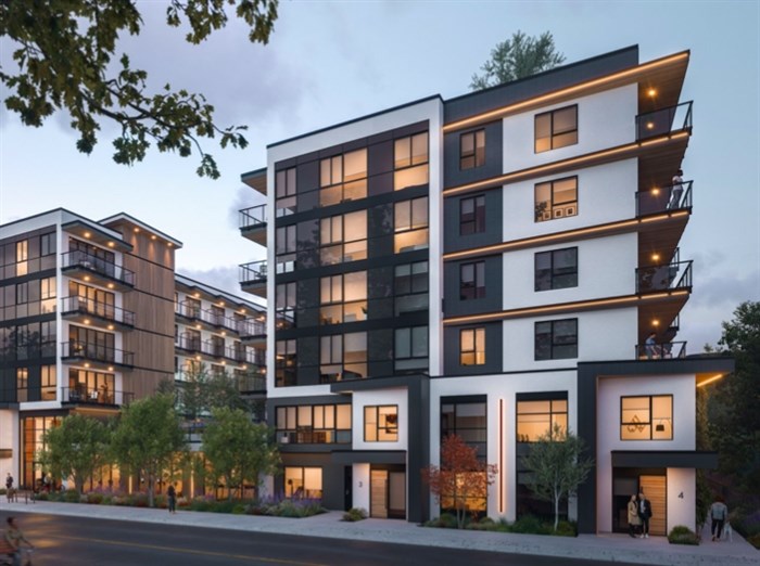 The new Revo condo project has homes starting in the upper $200,000 range.