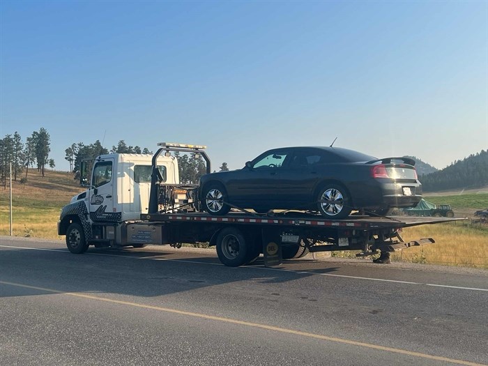 This Dodge Charger was impounded for 7 days after its driver was caught excessively speeding, Kelowna RCMP say.