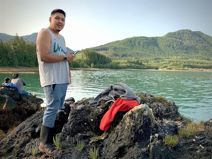 Hughie Watts, Tseshaht Warrior co-ordinator and the program's executive director, says the land-based leadership program blends community service, culture, traditional knowledge and applied skills for youth in a fun and supportive environment.