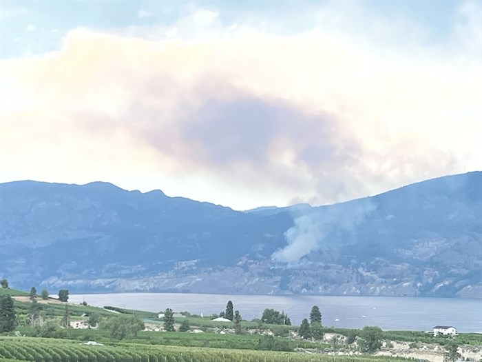 The Gilser Brook wildfire was discovered near Naramata around 3:20 p.m., July 21, 2023.