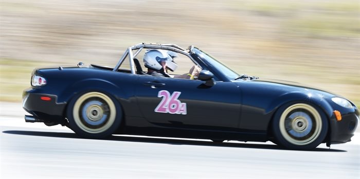 Some lucky people had a chance to experience speed on the track at Area 27 for a good cause.
