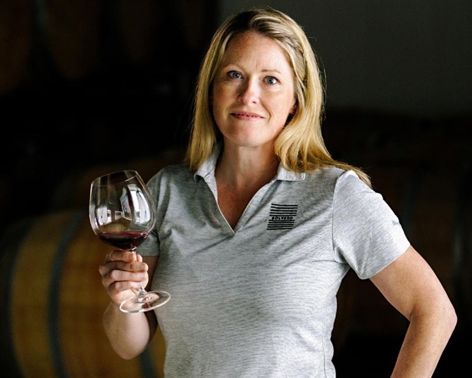 Alison Moyes, winemaker and general manager at Solvero Wines in Summerland.