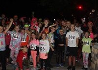 Participants at the annual Peachland Family Glow Run are shown dressed in bright colours in this undated photo. 