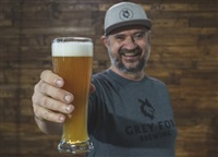 Grey Fox Brewing&#39;s owner and brewmaster Chris Neufeld. 