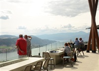 Perched high in the hills above Vernon the Edge Restaurant and Bar quietly opened its doors last week giving diners some of the best views of any eatery in the region. The patio sits 120.