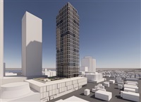 A rendering of what the 40-storey tower on St. Paul Street would look like. 