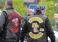 B.C. RCMP say any biker organization with a three piece patch has to be associated with the Hells Angels to get it approved. This photo, and those below, were shot in the Okanagan.