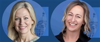 BC Conservative candidates Tara Armstrong, left, and Kristina Loewen, right. 