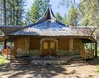 One of the buildings on the property for sale.