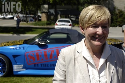 Attorney General and Minister of Justice Suzanne Anton says the vehicle is a reminder that the gang lifestyle is not as luxurious as it’s made out to be.