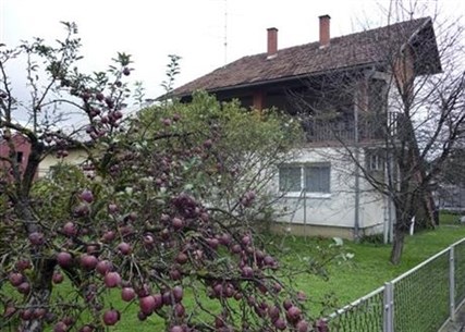 The house where David Haines, the British hostage beheaded by extremists, lived with his wife and four-year-old daughter in Sisak, central Croatia, Sunday, Sept. 14, 2014.