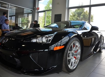 One of only ten custom-built Lexus LFA's in Canada could be yours (or dad's) for just $489,995. 