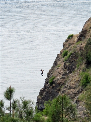 cliff been lake kalamalka thompson okanagan drownings prevented could significant sustains jumper injuries jumping deaths far three related there so