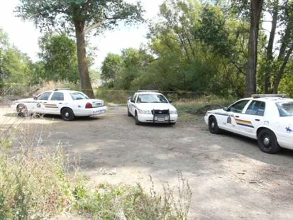 The RCMP have a large area of Polson Park cordoned off as they investigate the discovery of a body in a wooded area near Vernon Creek.