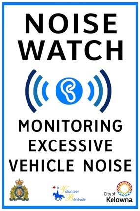 The new “Noise Watch” sign.
