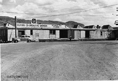 The Osoyoos packinghouse in 1945.