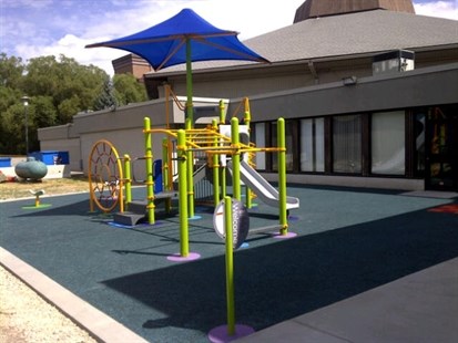 The new playground opened at the Vernon Rec Centre on Oct. 18, 2013.