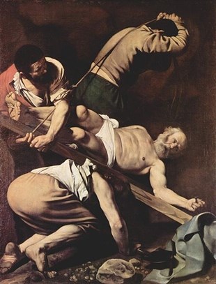 Crucifixion of St. Peter by Caravaggio