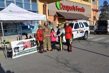 Lake Country RCMP's 'Cram the Cruiser' event on Saturday, Dec. 7, 2013.