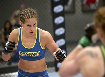 Sarah Moras on The Ultimate Fighter.